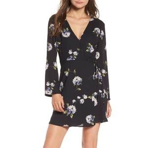Breezy vneck wrap dress